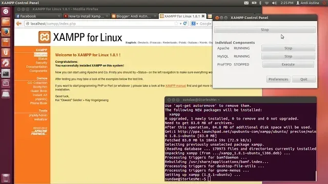 Cara Install XAMPP Pada Ubuntu