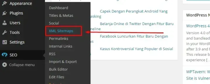 Cara Membuat Sitemap XML di WordPress