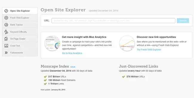 Open Site Explorer