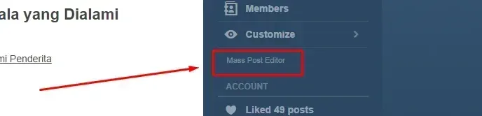 Cara Menghapus Massal Postingan Pada Tumblr