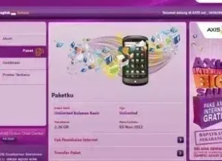 Cara Cek Kuota Pemakaian Paket Internet Axis paket internet axis