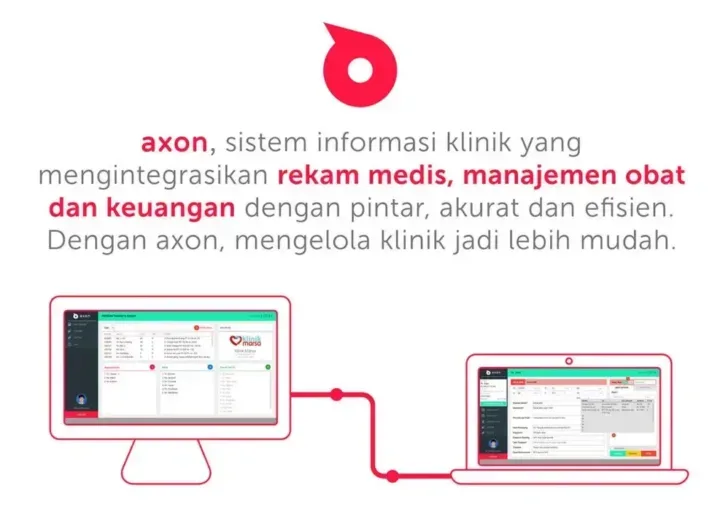 software klinik dan apotek rekam medis axon