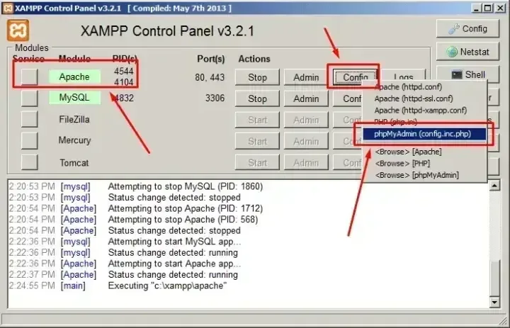 Cara Mengubah Password Database Pada phpMyAdmin XAMPP