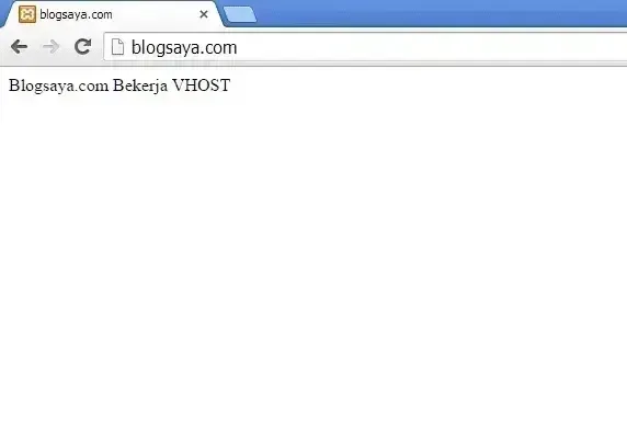 membuat virtualhost