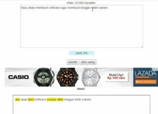 Spinner Artikel Bahasa Indonesia