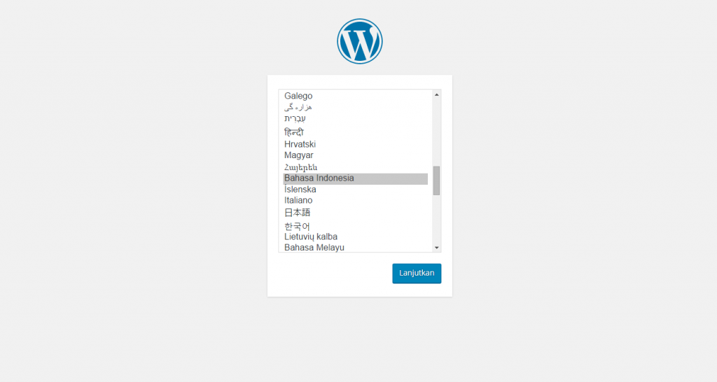 Cara Install WordPress Secara Manual Bahasa