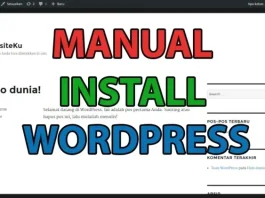 Cara Install WordPress Secara Manual Website cover