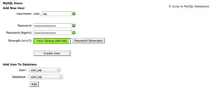 Membuat Database Untuk Website WordPress