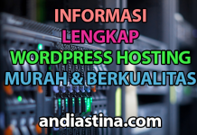 informasi wordpress hosting