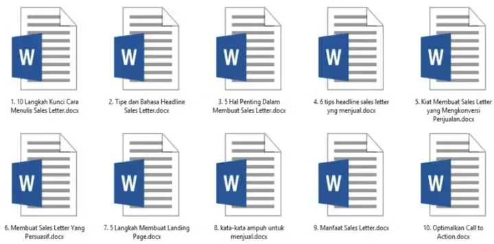 Master Sales Letter Artikel