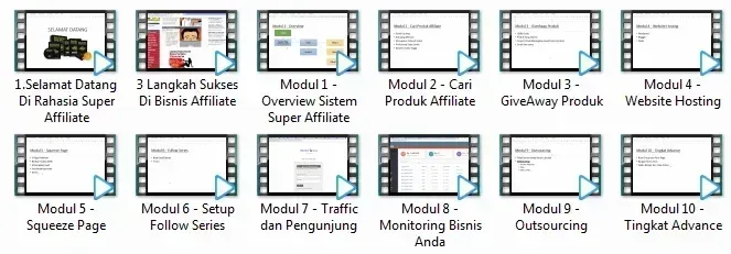 RAHASIA SUPER AFFILIATE Video