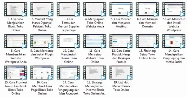 bisnis toko online video