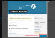 cara memindahkan blog wordpress import