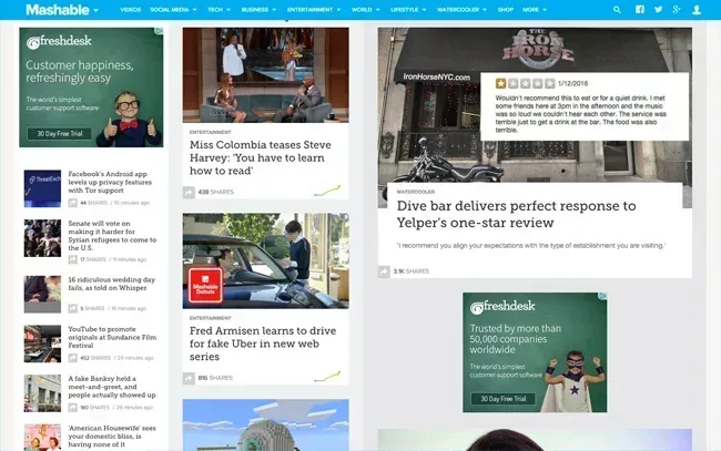 mashable home