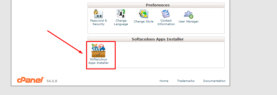 softaculous apps installer 1
