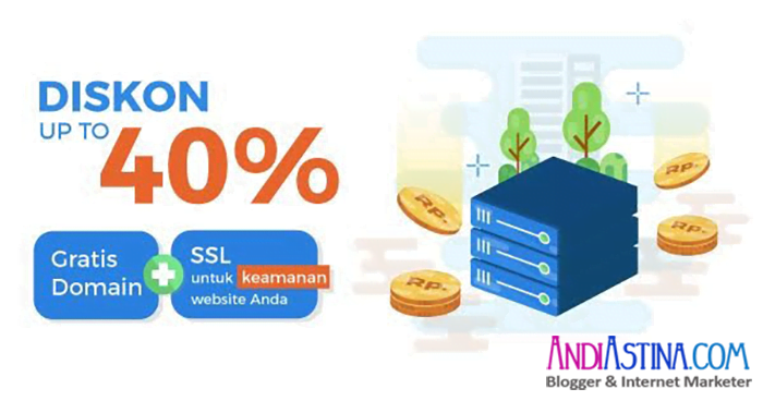 Webhosting murah di Indonesia - diskon hosting niagahoster - andiastina.com